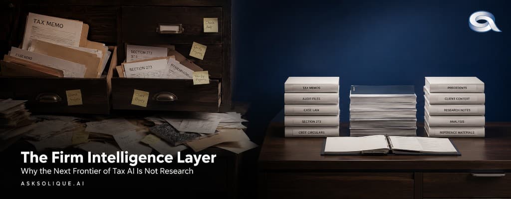 The Firm Intelligence Layer: Why the Next Frontier of Tax AI Is Not Research article cover