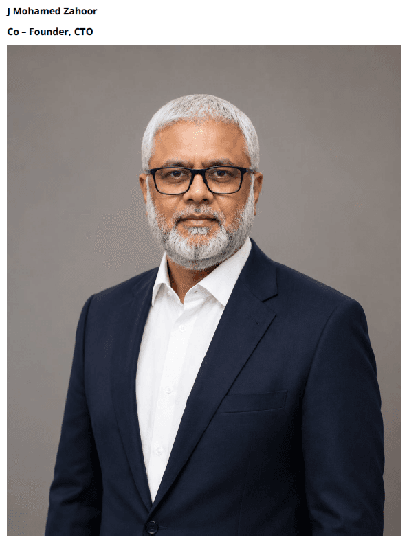 J Mohamed Zahoor, CTO and Co-Founder of AskSolique